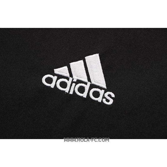 Chandal del Manchester United 2022-2023 Manga Corta Negro - Pantalon Corto